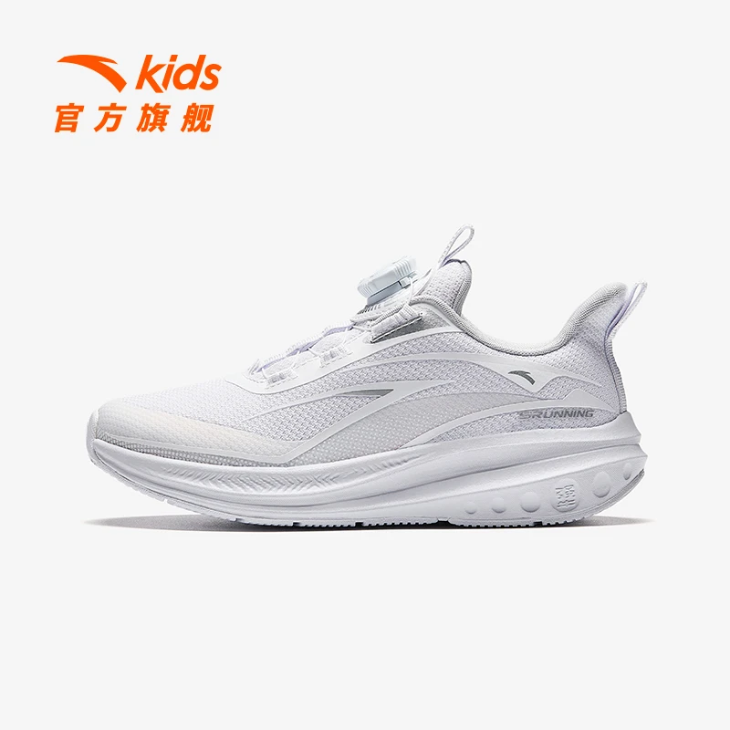 安踏儿童秋季新款男女童校园休闲百搭学院风舒适小白鞋运动鞋