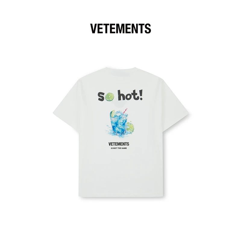 VETEMENTS夏季新款男士短袖T恤情侣潮流时尚休闲百搭T恤64352015