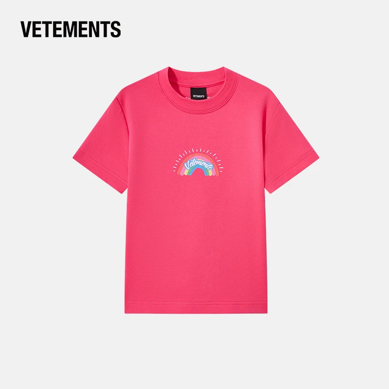 VETEMENTS夏季新款潮流女士短袖T恤休闲百搭圆领修身T恤63552305