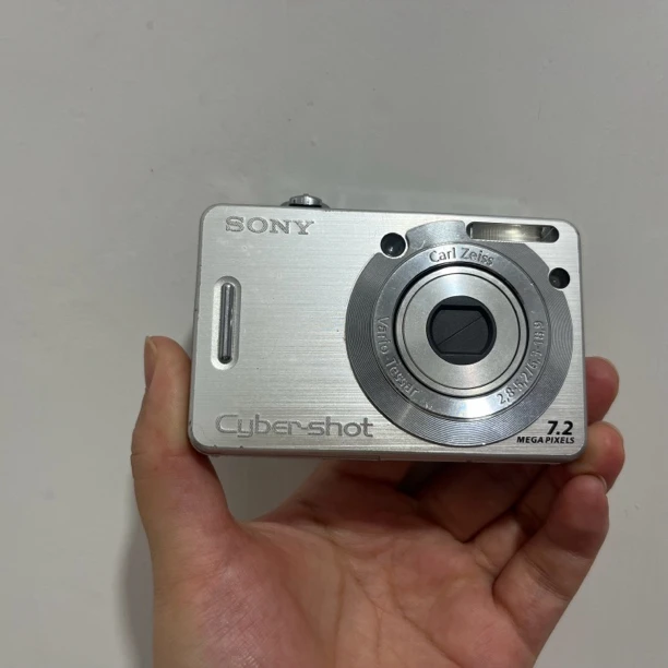 9新 Sony/索尼 索尼w55 复古暖调款ccd 卡片机