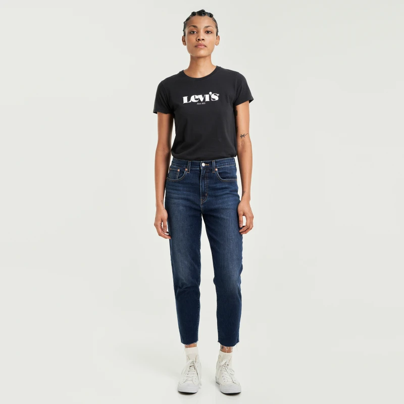【冬暖系列】Levi's李维斯女士男友风经典休闲简约牛仔裤85873-0105