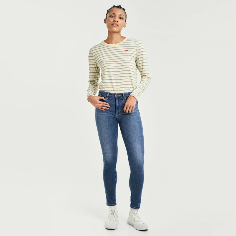 Levi's李维斯冬暖系列冬季721高腰女士提臀休闲牛仔裤18882-0546