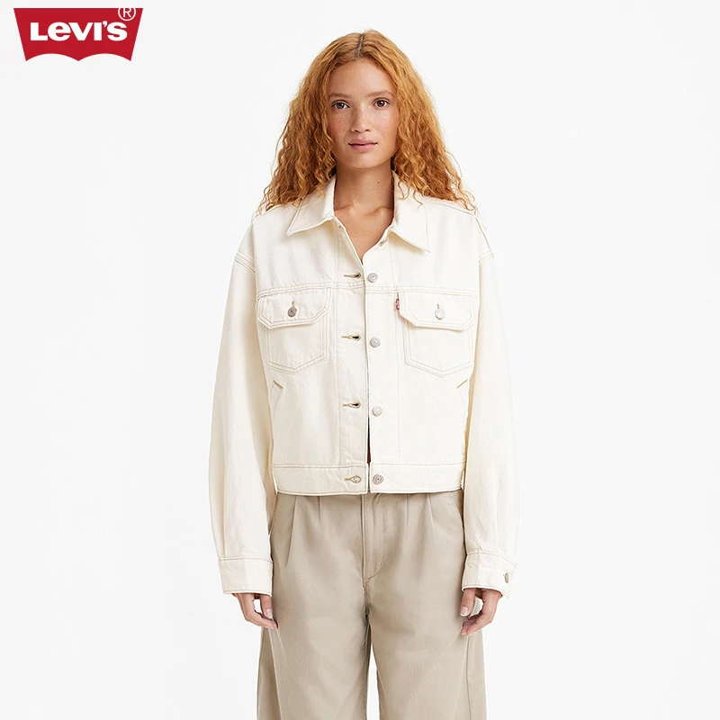 Levi's冰酷系列春季新品女士牛仔夹克百搭简约外套A4853-0001