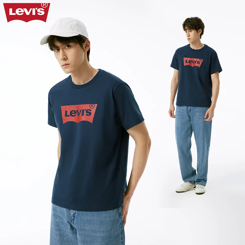 【商场同款】Levi's李维斯春季男士印花百搭休闲舒适潮短袖T恤A4391