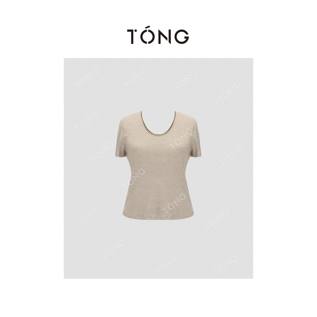 【卡农】bc*进口超细羊毛➕天丝混纺短袖 GB0250