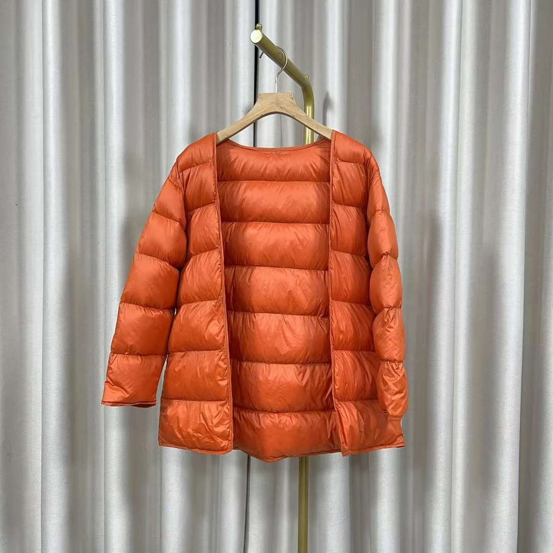 J2455冬季2024轻薄款面包服女短款冬季内搭内胆面包服外套