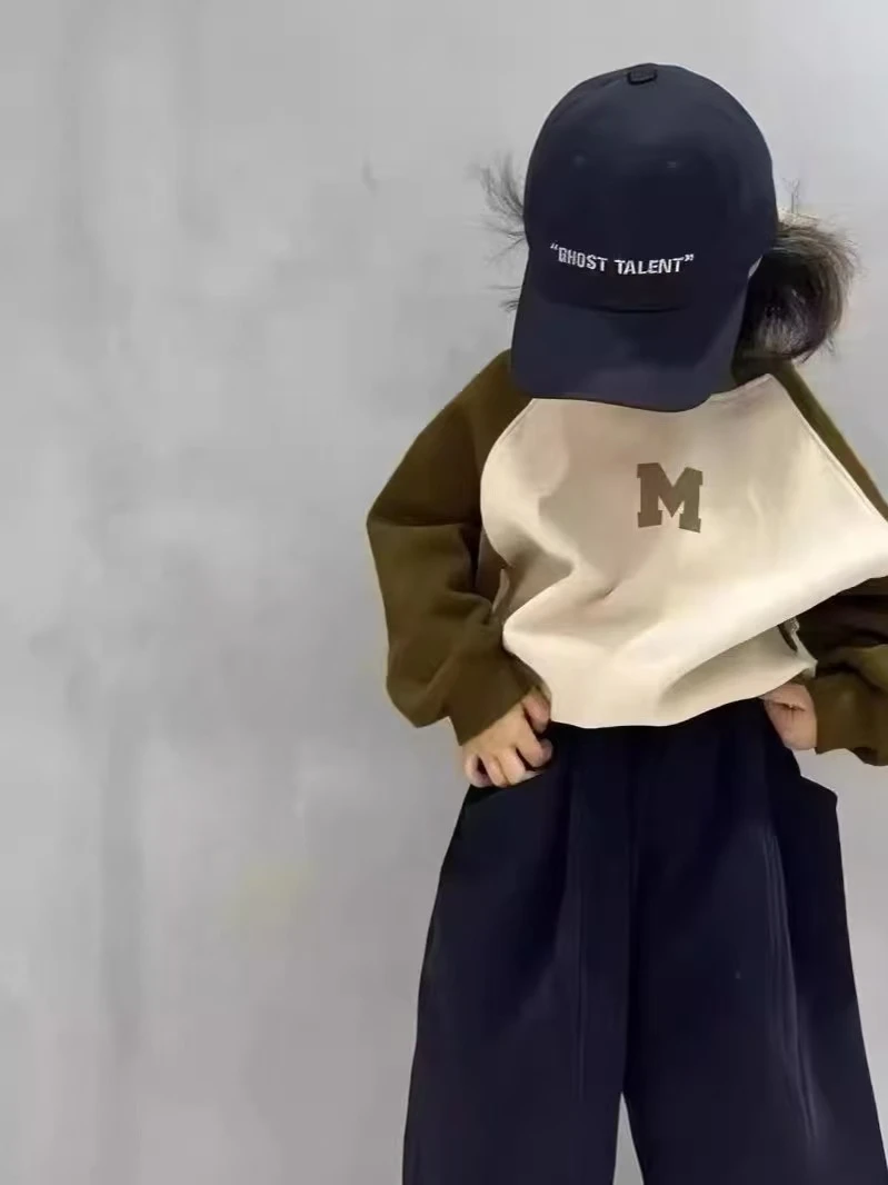 2024春季新款儿童卫衣打底衣男童女童宝宝休闲上衣中小童T恤百搭.