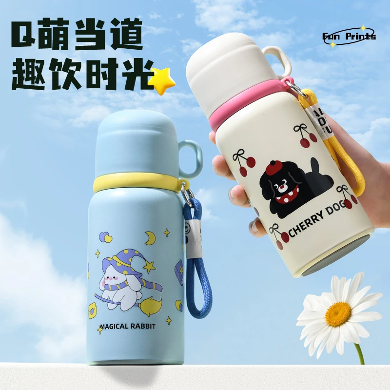 儿童幼儿园保温杯茶水分离316不锈钢水杯高颜值大容量小学生3-6岁