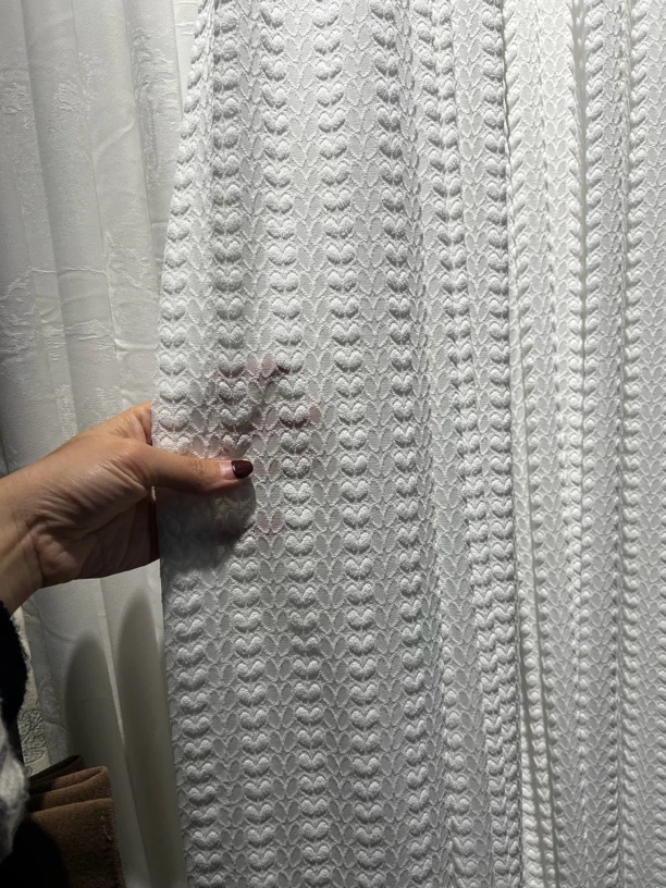 豆芽纱 割绒工艺半透窗纱 阳台客厅卧室飘窗成品窗帘定制窗帘