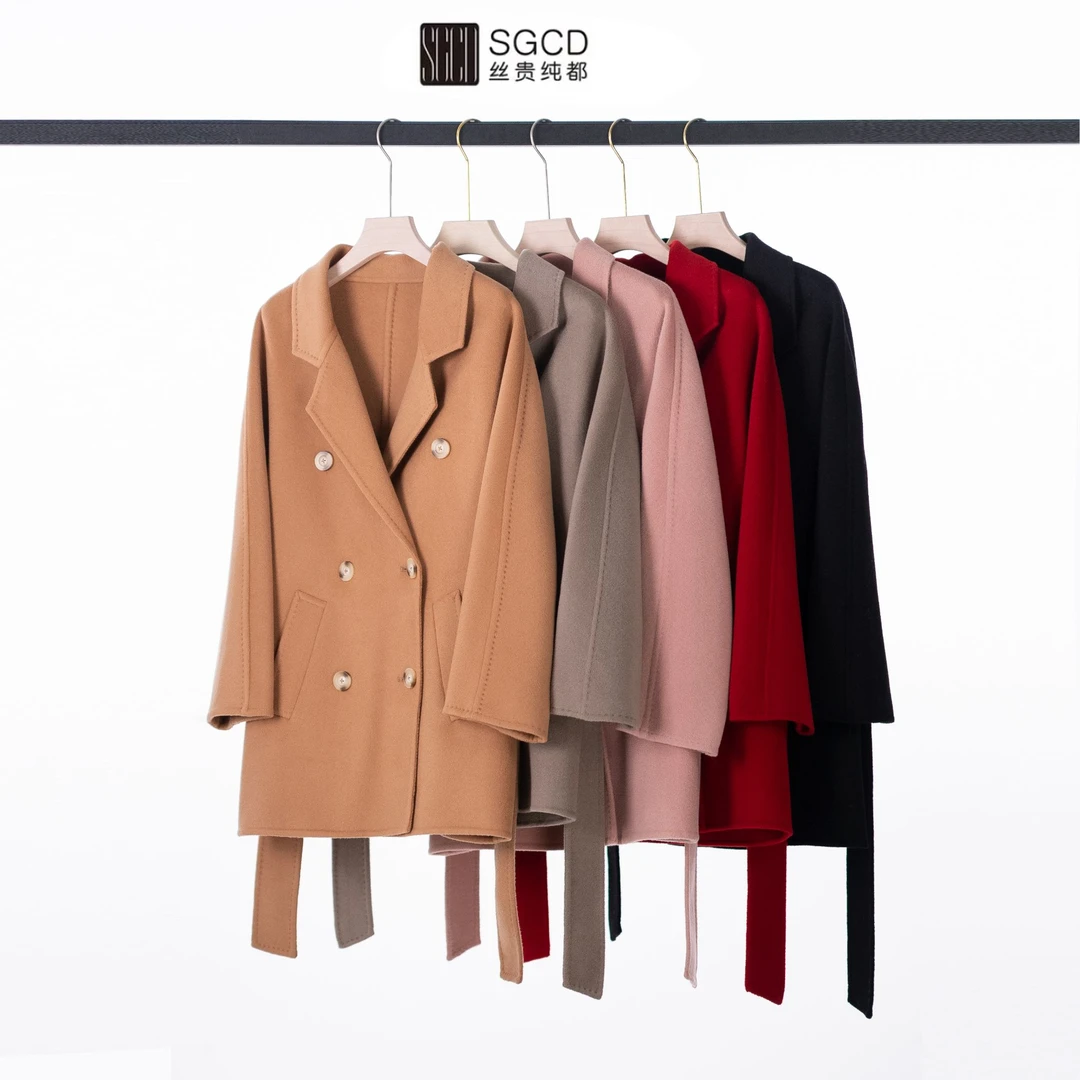 【短款羊绒801】经典801双面手公缝制羊绒大衣女装气质外套秋冬时尚