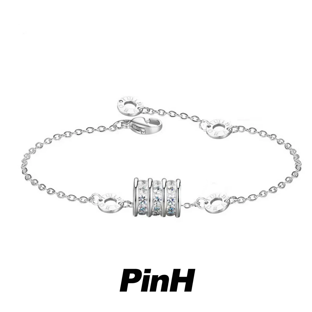 925银合成锆石手链 【PinH】925小蛮腰手链银女生轻奢气质时尚百搭