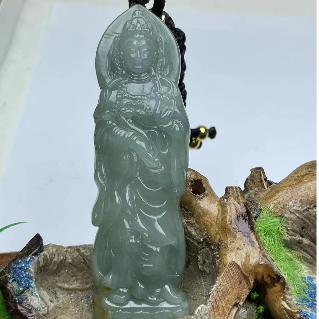 天然缅甸翡翠A货挂件吊坠A7218