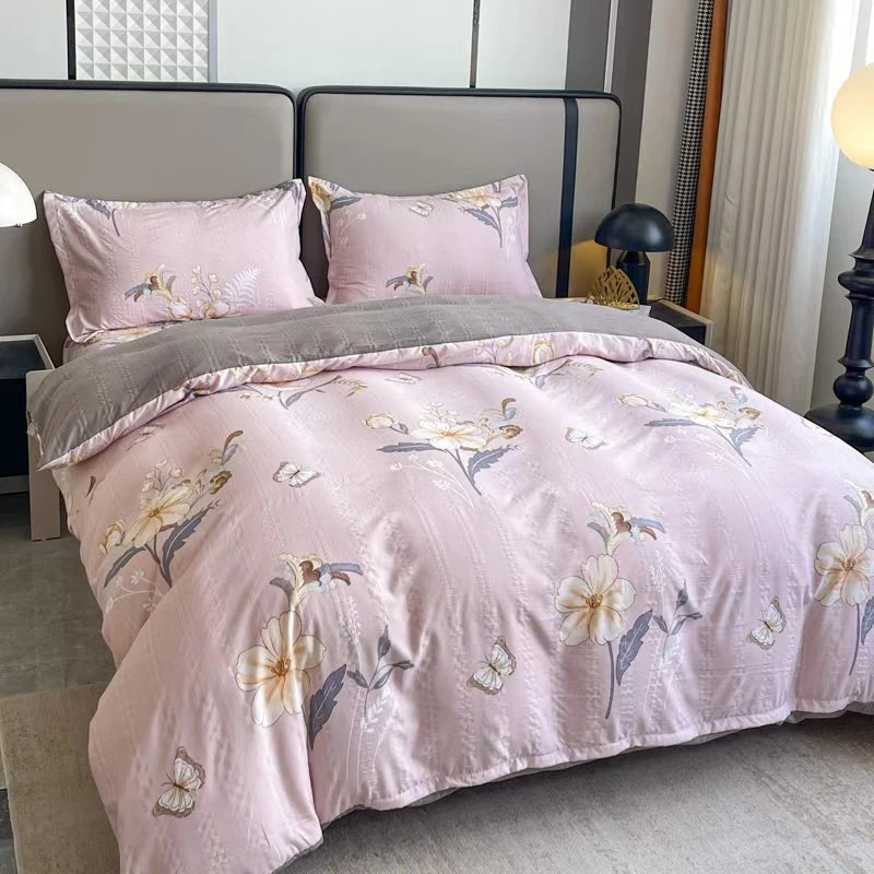 亲肤柔软被套-蝶舞灰YSM