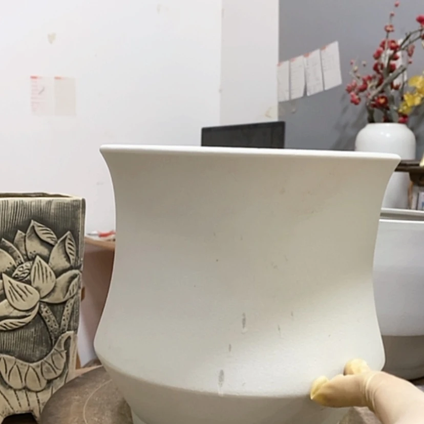 【闪购商品】陶瓷盘瑕疵高度19内扣19