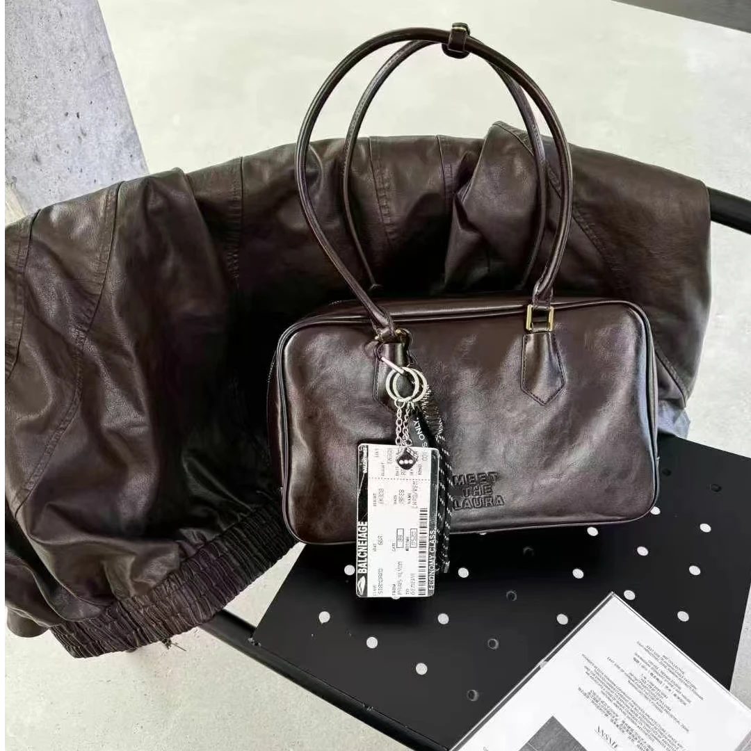 【E851-E900】秋季新款简复古约洋气时尚百搭女士单肩斜挎腋下包包