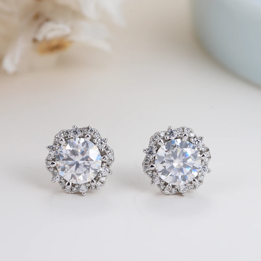 【VM】艾莎公主女款  0.5ct  1.0ct 耳钉