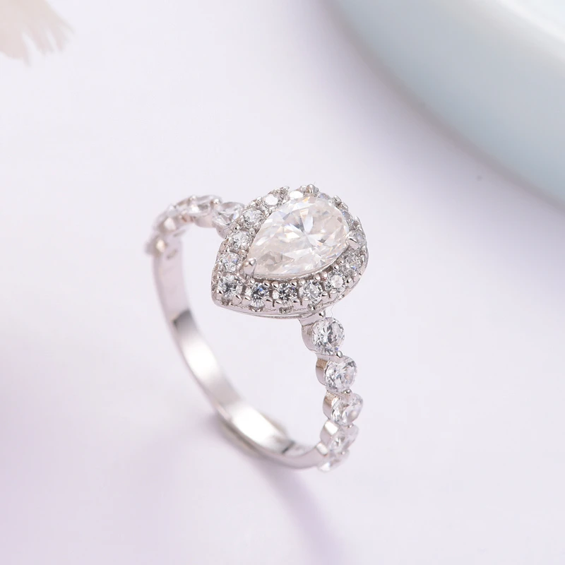 【VM】 遇见水滴 1ct 女戒