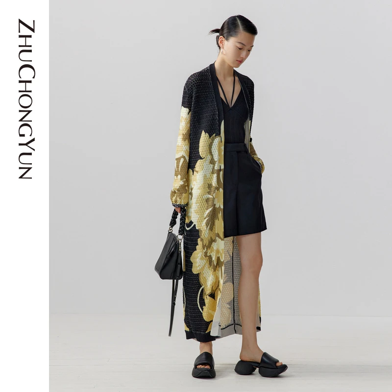 ZHUCHONGYUN春设计感修身流苏吊带背心复古时尚C1DE1702M