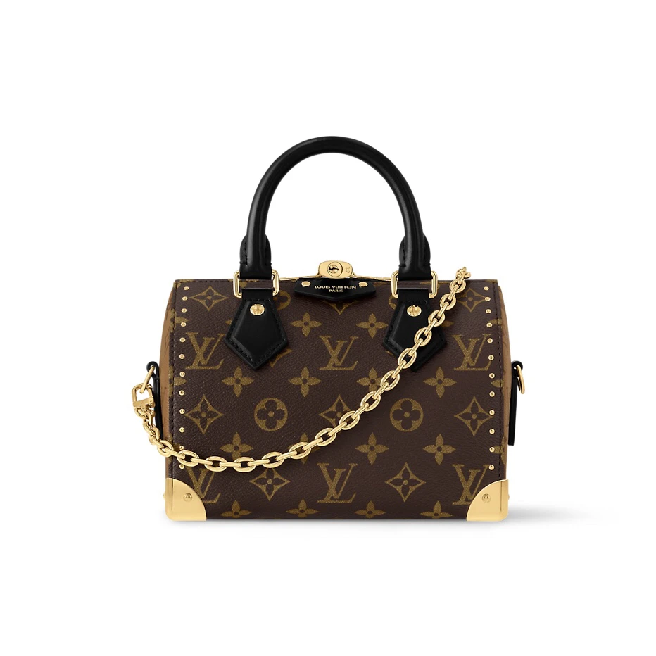 全新未使用 LouisVuitton/路易威登 speedy trunk 20 单肩包 全套