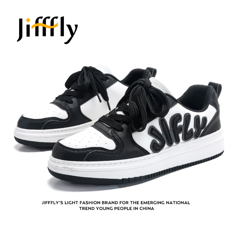 Jifffly明星同款休闲板鞋学生潮鞋百搭低帮小白鞋冬季保暖鞋子