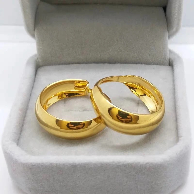 铜合金耳饰 【百搭妈妈款】经典光面素圈耳圈耳环女时尚气质精美