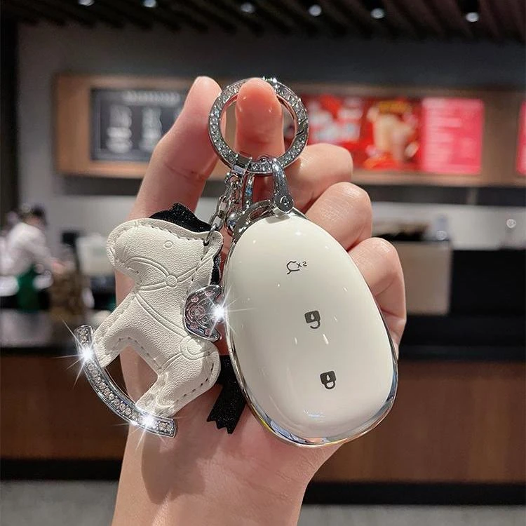 适用长安启源A07车钥匙套23款增程200Air壳纯电515Air简约Pro包扣