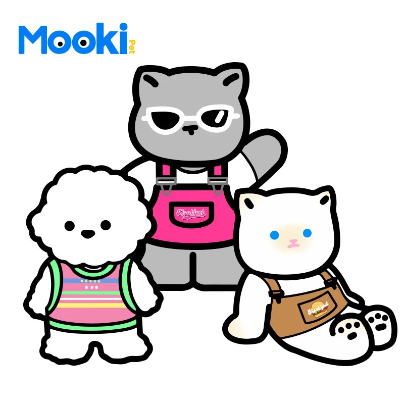 Mookipet萌宠冰箱贴随机一个