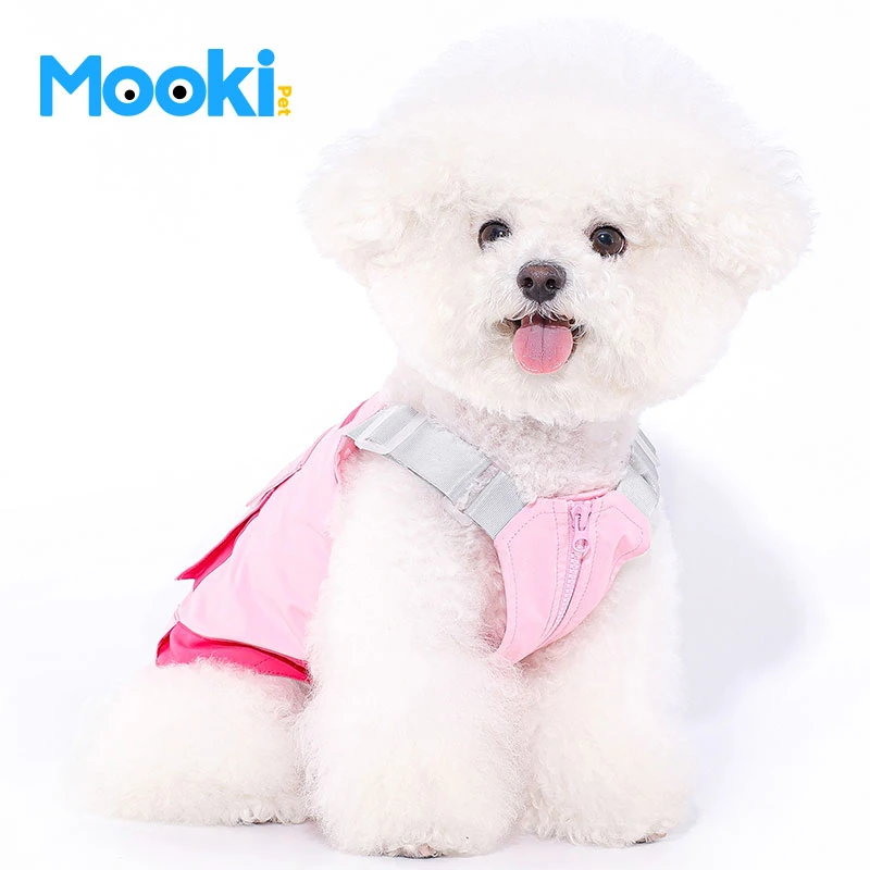 mookipet春夏宠物狗狗衣服春夏泰迪比熊雪纳瑞小型犬背带可爱