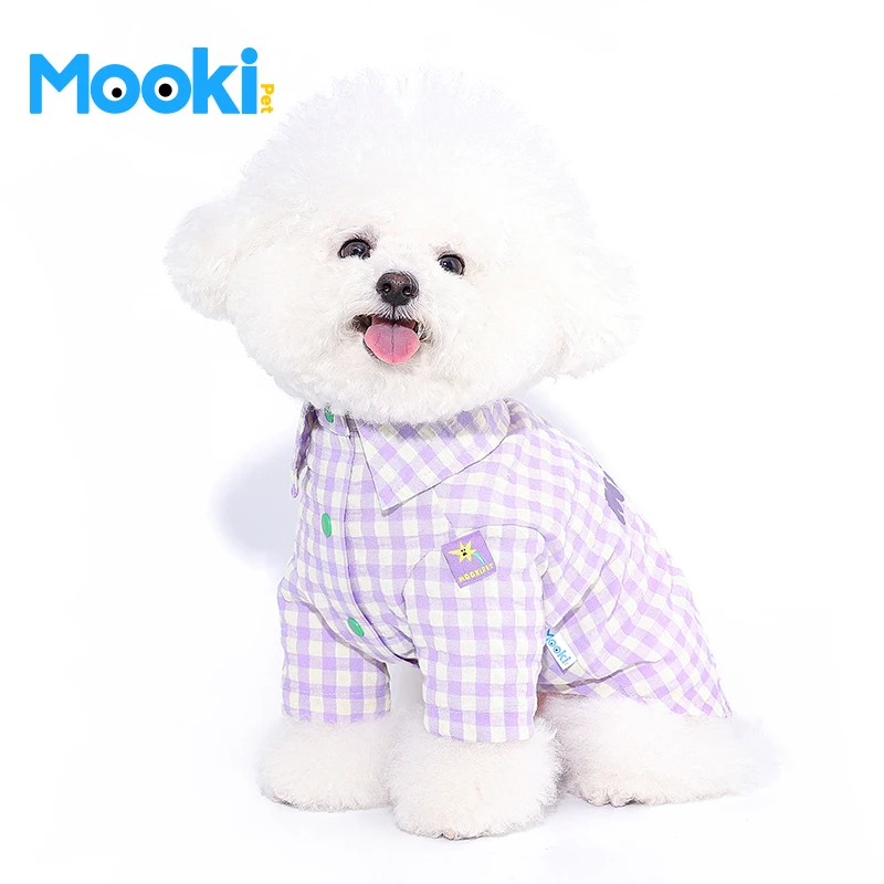mookipet狗狗衣服春夏小型犬比熊泰迪雪纳瑞养宠装备睡衣