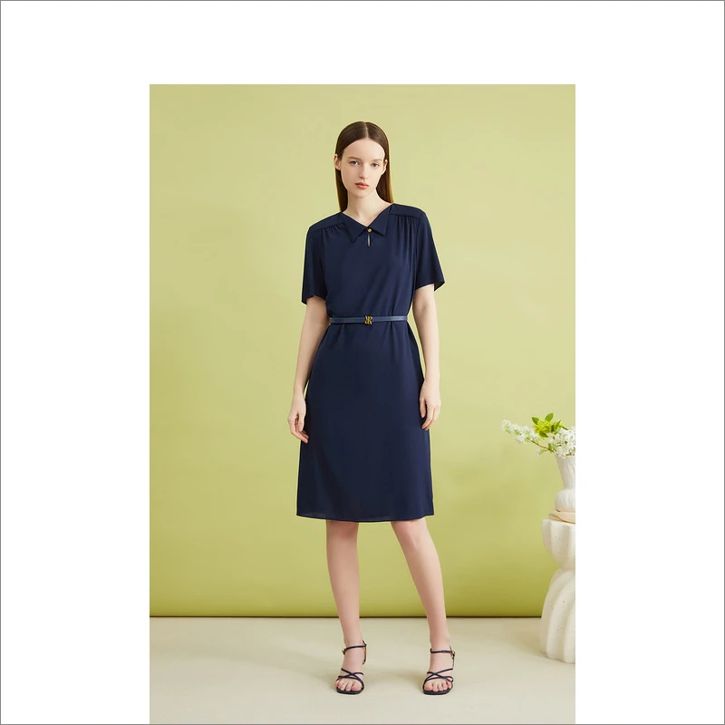 【柔肤桑蚕丝】YINER音儿夏季新款气质时尚显瘦连衣裙8C34205390