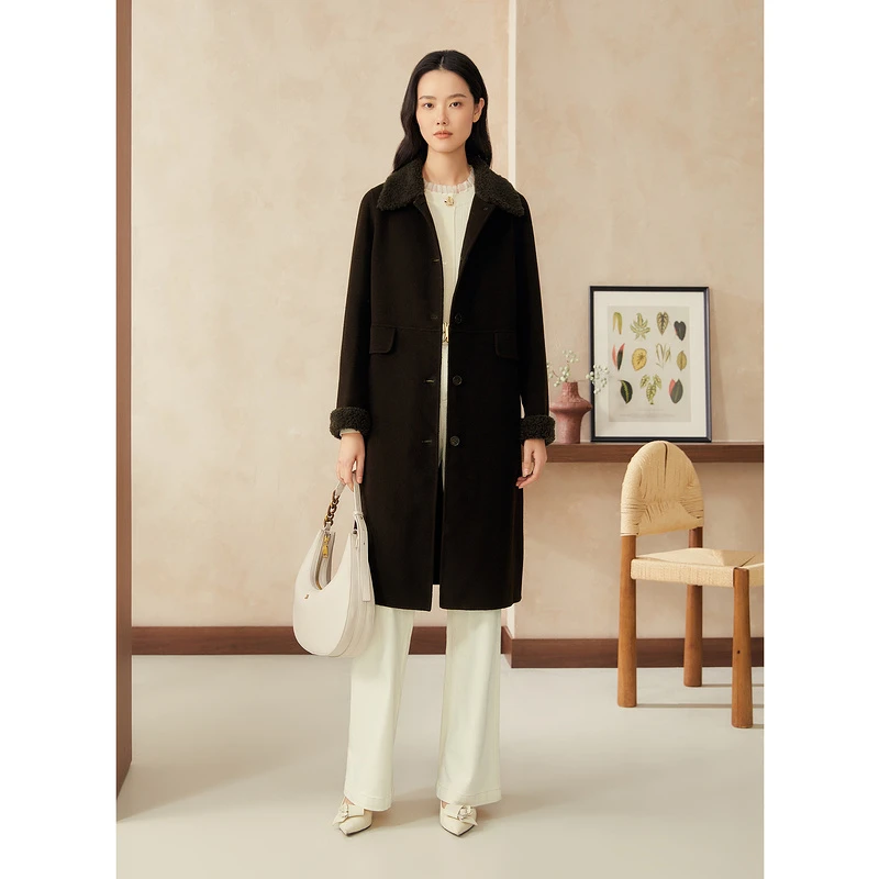 YINER音儿专选2024冬季新款毛呢外套8C65180046