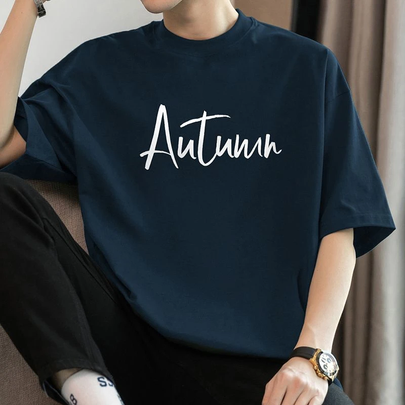 260g重磅纯棉短袖t恤男夏季半袖全棉体恤圆领美式高街宽松上衣服