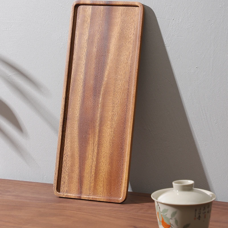 南美胡桃木长方形托盘简约盘子30*12*1.2（HP-21）