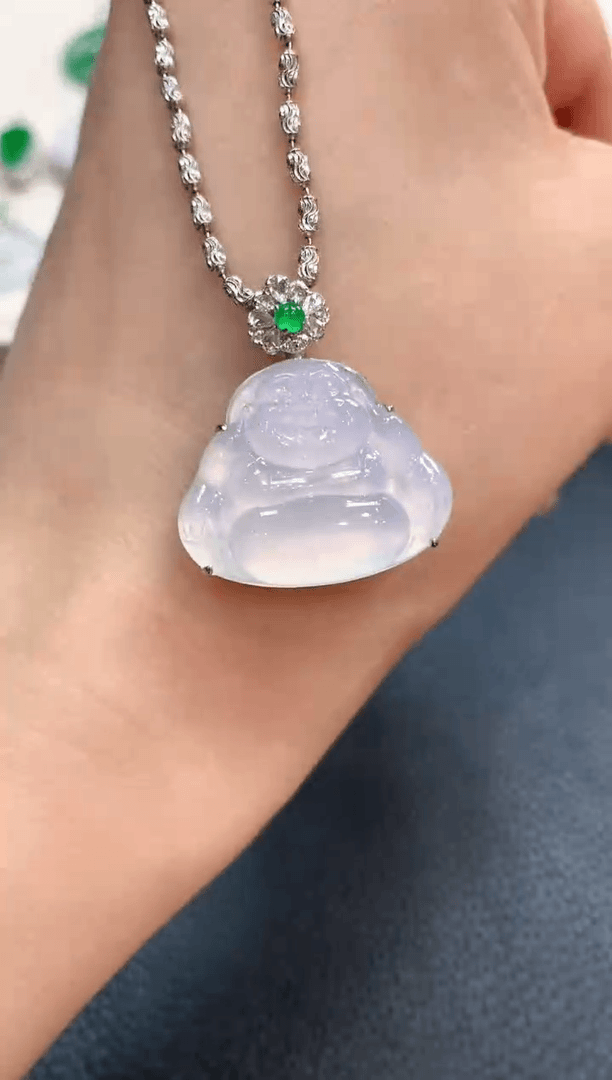 【闪购商品】翡翠吊坠(不含链)18K金镶嵌b72 多样性一件发货