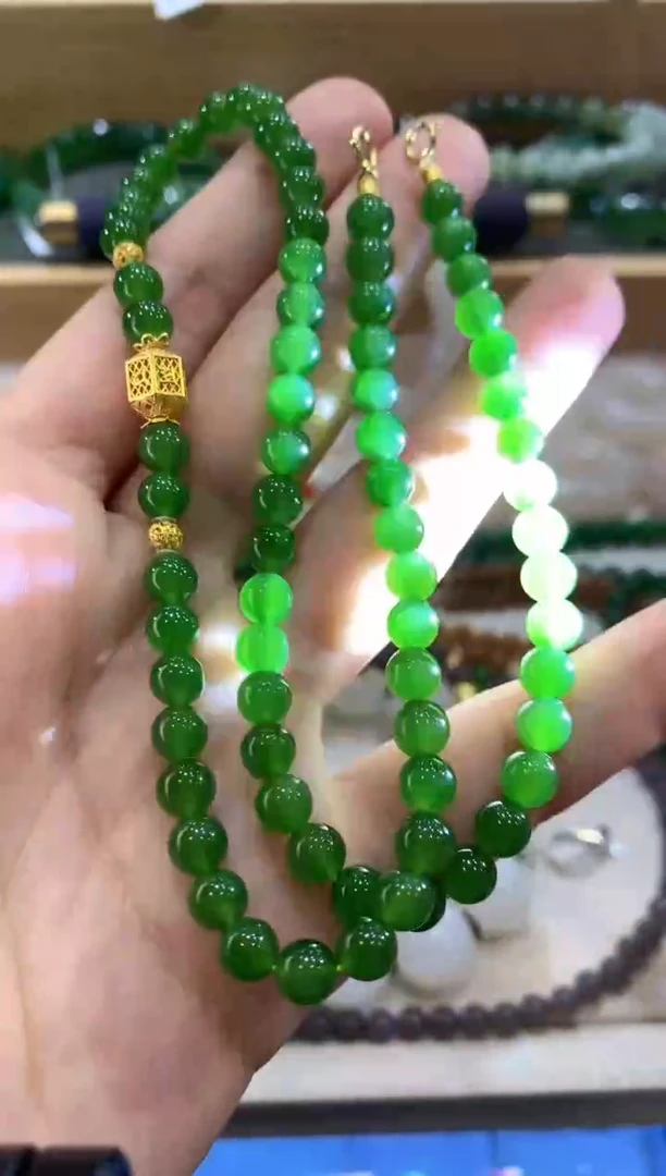 【闪购商品】和田玉项链18K金镶嵌B13多样性一件发货