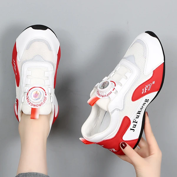 【特惠款】微瑕旋钮运动鞋网面处理仅剩37码白黑白红不支持退换