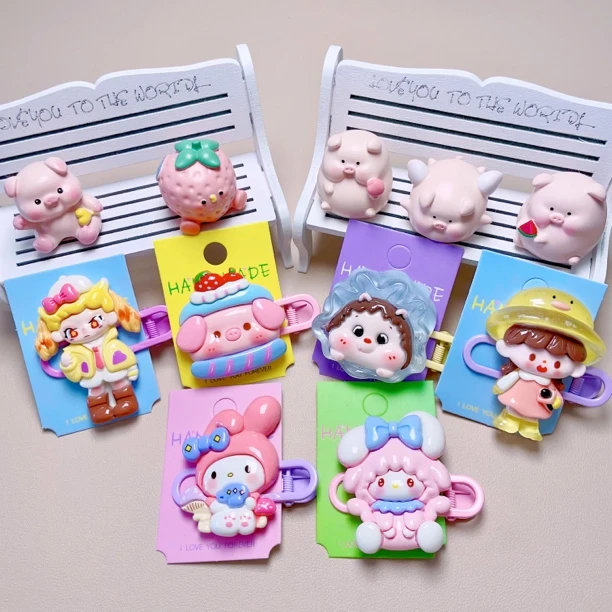 可爱发卡卡通甜美发夹可爱侧边夹发卡网红儿童碎发夹韩版小女孩