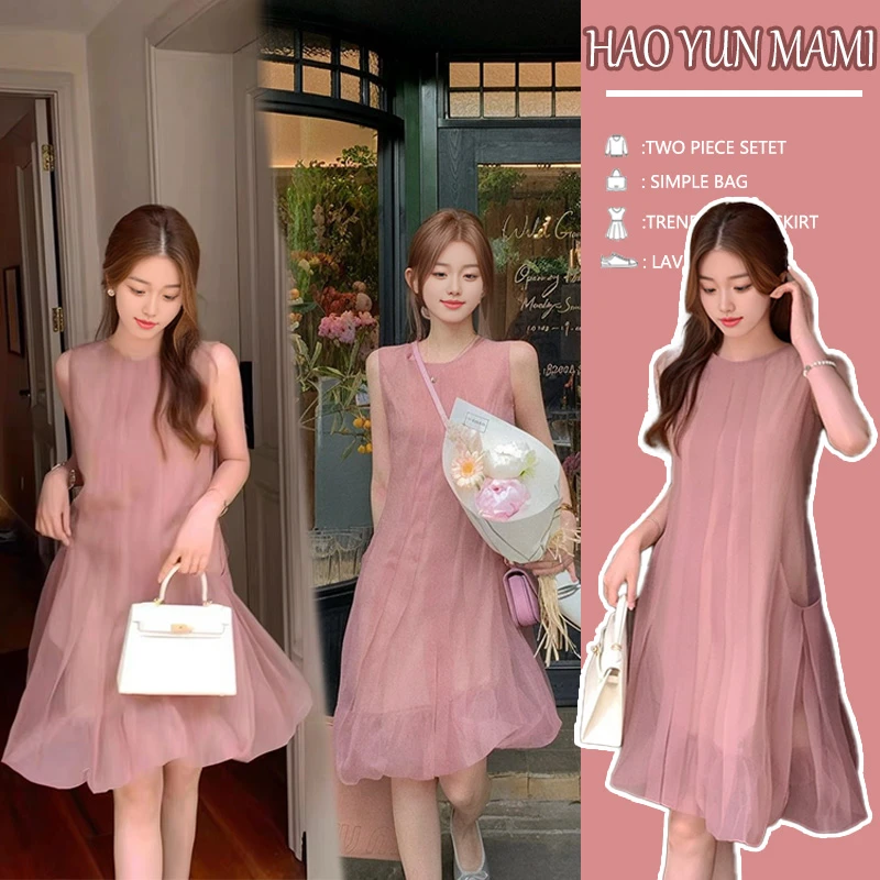 孕妇装新款2024夏季法式高级感气质仙女舒适度假风茶歇连衣裙