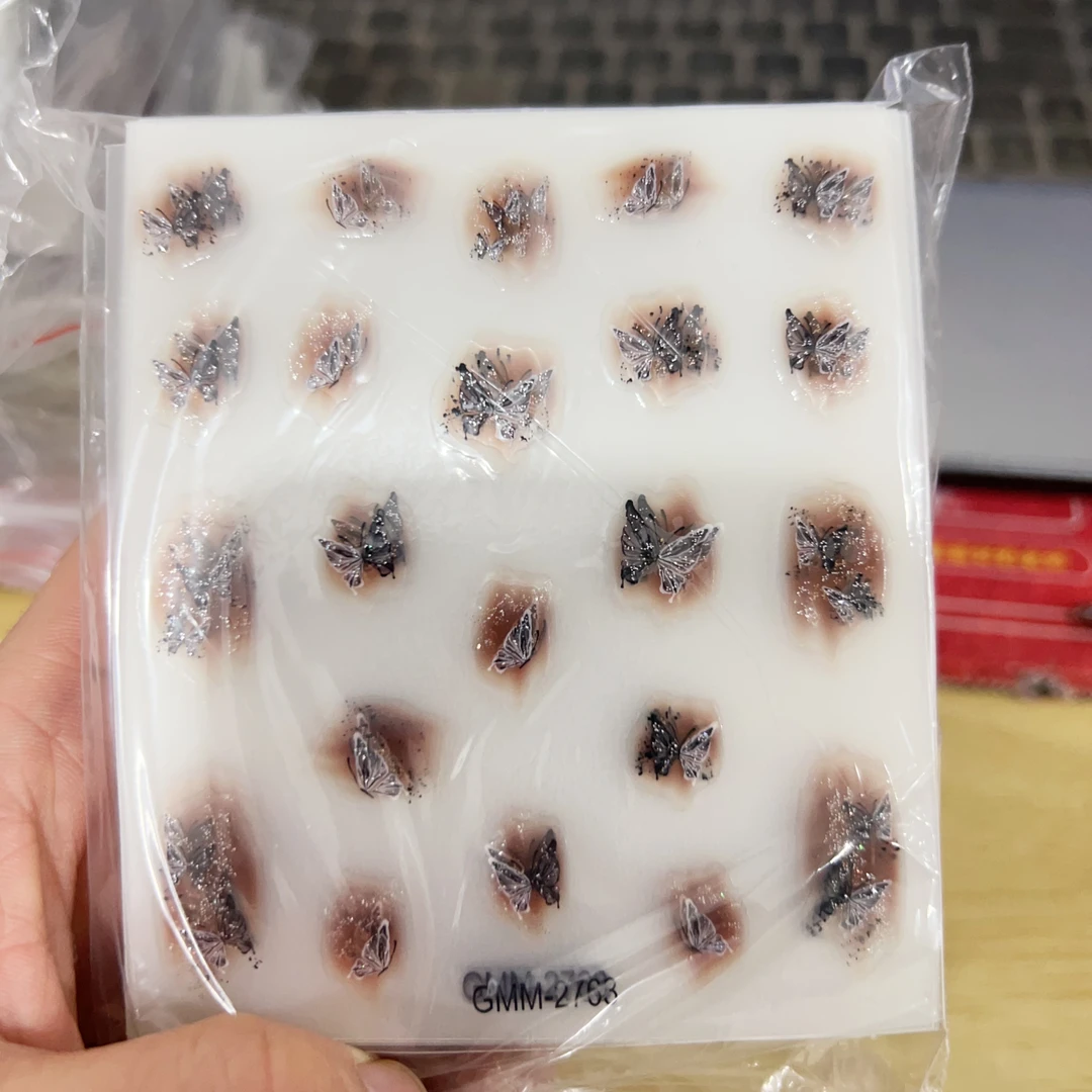 【晕染爆闪蝴蝶】蝴蝶晕染贴纸无痕防水百搭贴纸