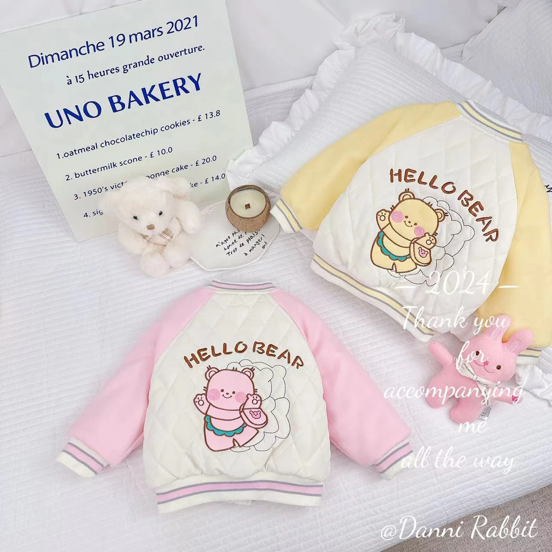 *温感变色+保暖夹棉*儿童冬款卡通棒球服棉服外套 D-H125