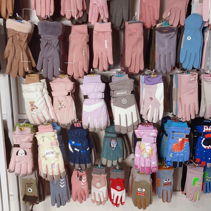 (A201-400)冬季滑雪手套男女加绒加厚保暖防风防水可触屏骑行手套