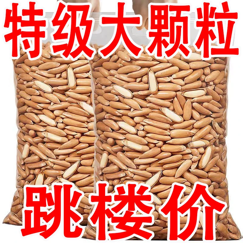 精选巴西松子新货袋装500g阿富汗手剥散装大颗粒非特级9g孕妇零食