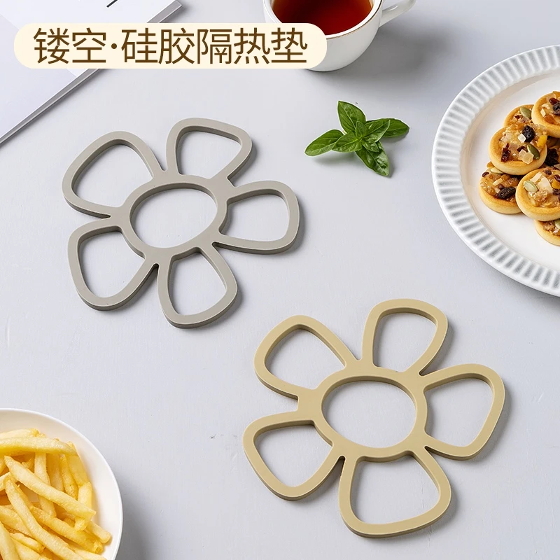 雨铿硅胶隔热垫餐桌垫杯垫防烫垫耐高温家用防漏防烫锅垫防水碗垫