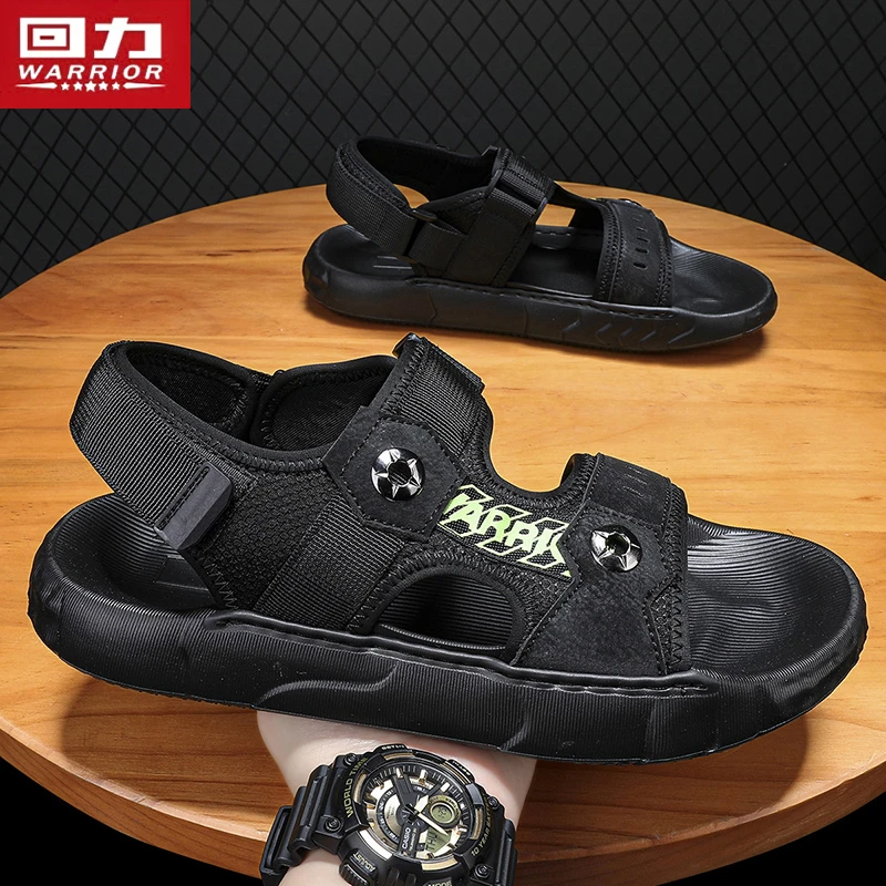 回力男鞋夏季青少年外穿百搭休闲透气沙滩鞋男士防滑涉水开车凉鞋