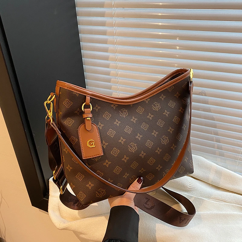 大容量腋下包包女2025新款时尚女士通勤托特包气质百搭单肩斜挎包