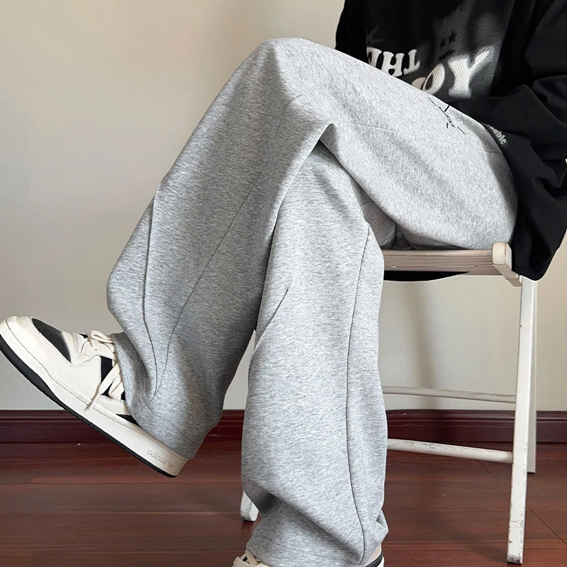 2024新款秋季休闲裤宽松港风大码华棉卫裤男潮牌马吉拉拖地裤