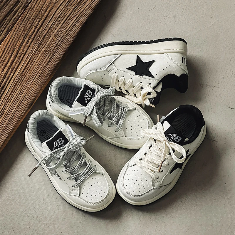 【华子专享】秋季新款星星板鞋百搭休闲单鞋运动鞋856
