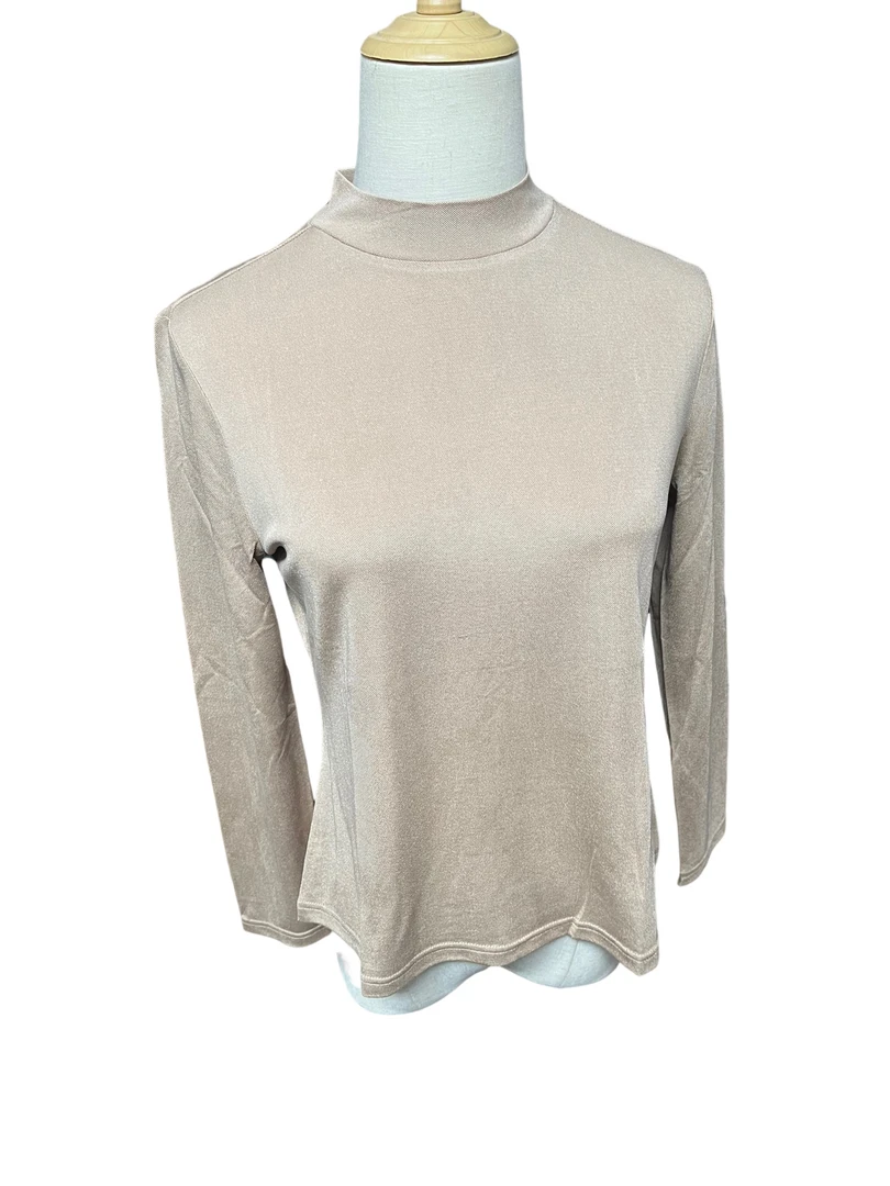 真丝桑蚕丝珠地140克半高领