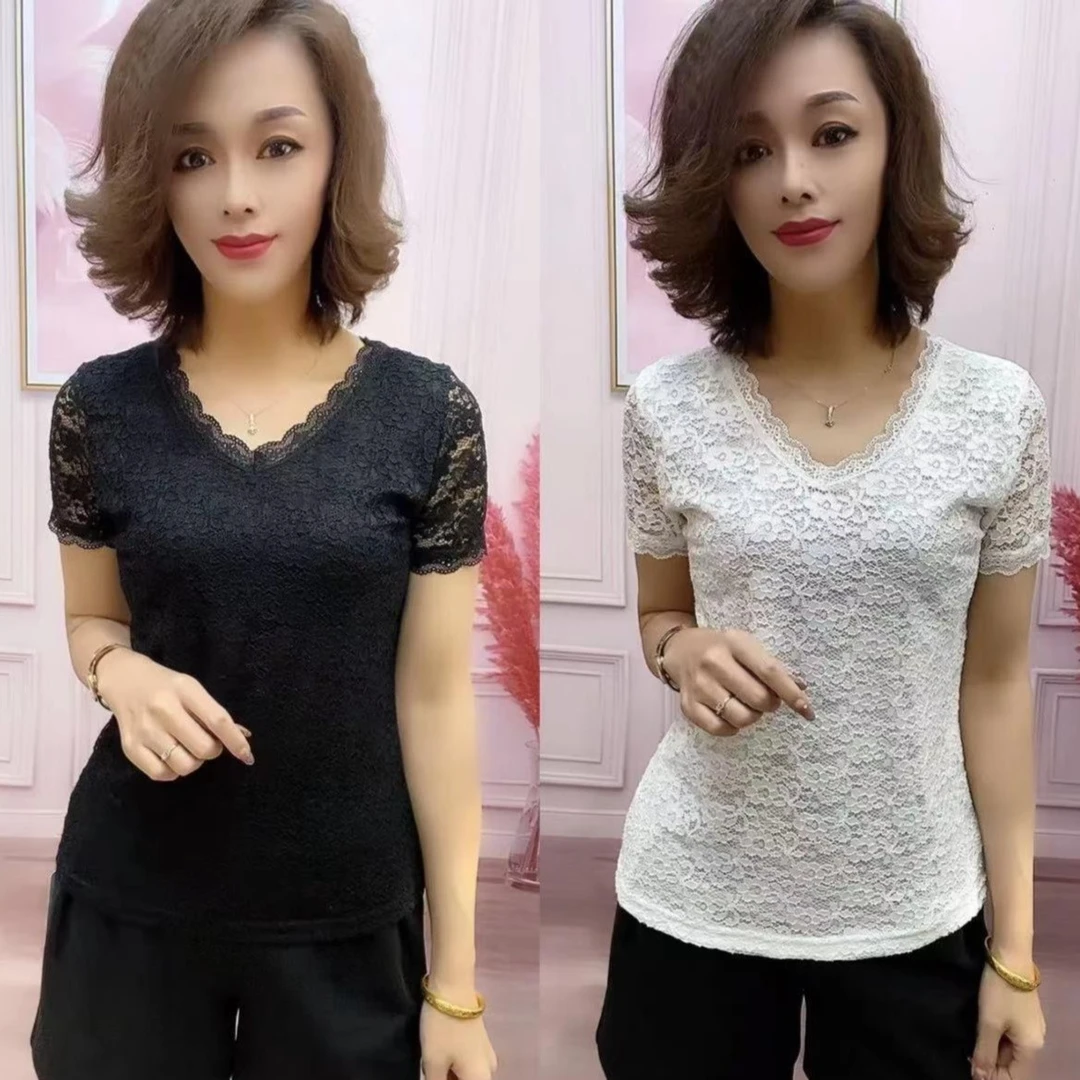 时尚减龄小衫（602黑；白）xl-6XL