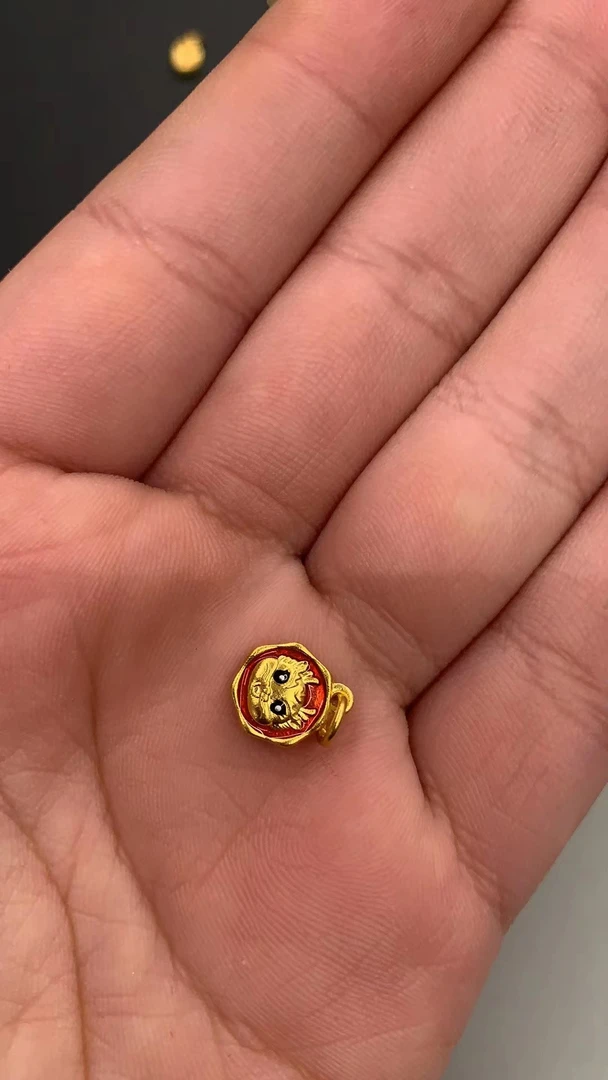 足金999 小红龙提溜